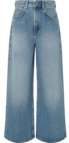 Pepe Jeans Wide Leg Jeans Uhw PL204740, blå (Denim-MP4), 33W / 34L Dam, Blå (Denim-mp4), 33W / 34L
