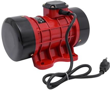 Concrete Vibrator Vibration Motor, 250W 110V Electric Vibrating Vibrators for Shaker Table, Industrial Single Phase Concrete Vibrating Motor Aluminum Vibrating Vibrators, 3500 RPM
