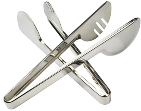 PRETYZOOM 9-zoll Edelstahl Grillzange Multifunktionale Bbq Zange Für Steak Pizza Und Brot Lebensmittelecht Glänzend Langlebig Für Grill Und Küche