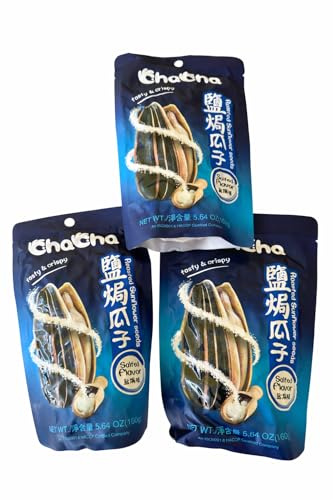 HealthEmpire for ChaCha Roasted Sunflower Seeds (3 bags) (1, Salted flavor)