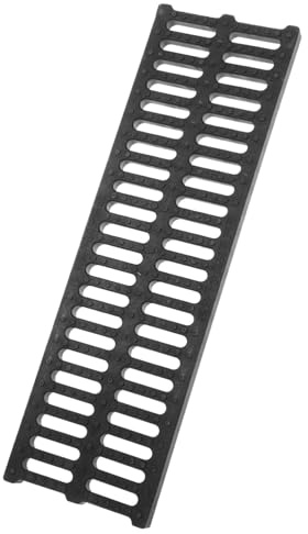ABOOFAN Plastic Drain Covers with Excellent Bearing Capacity Outdoor Easy to Maintain Black Kitchen Drain Cover for Trench and Drainage System for Outdoor
