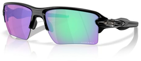 Oakley Prizm Herren-Sonnenbrille, polierter schwarzer Rahmen, 63 mm