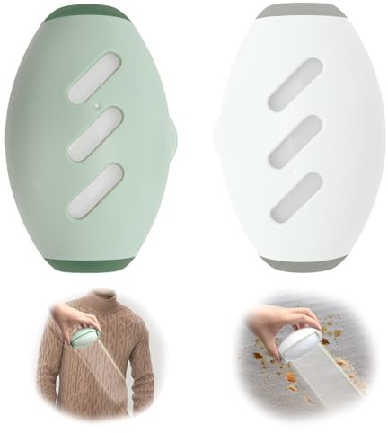 Wiederverwendbare Fusselrolle,2 Stück Waschbare Klebrige Gel Fusselrolle Ball,Waschbarer Mini Tragbarer Aufkleber,Tierhaarentferner Fusselrolle,Reusable Lint Roller für Tierhaare Kleidung Reisen Haus