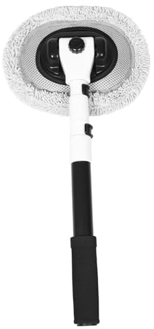 Healifty Brosse De Lavage Voiture à Manche pour Nettoyer Auto Et Camping-Car Balai De Lavage avec Tige Incurvée Outil De Nettoyage pour Véhicule