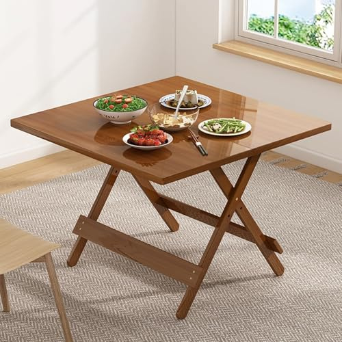 Tavolo da pranzo pieghevole portatile per interni ed esterni, tavolo da picnic e campeggio salvaspazio, banco da lavoro industriale con funzionalità di gioco da tavolo (60 x 55 cm, colore B)