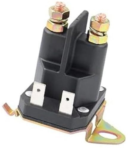Clynex 435-700 Solenoide di avviamento 3 terminali 12V, for, for, 539101714 Trombetta 812-1221-211 854-1221-210 93265-9 93265WR Relè di avviamento per trattorino tagliaerba(Black 192507)