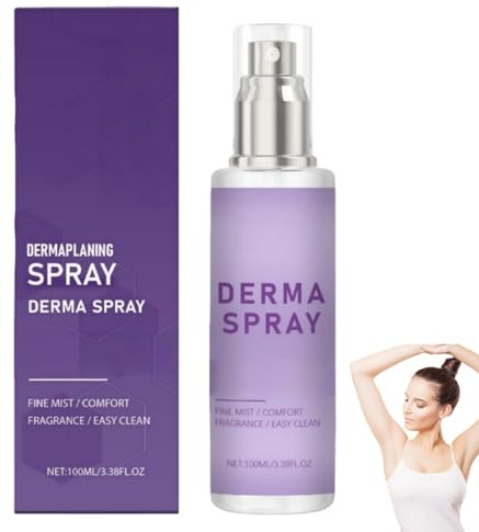 No Trace Depilation,Tough Hair Removal Spray,Facial Hair Identifier Spray for Face Shaving,Hair Spray for Dermaplaning,Moisturizing Depilatory Cream for Body Leg Underarm Arm Dark Hair,100ml