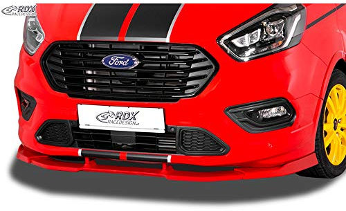 RDX Frontspoiler VARIO-X Transit Custom/Tourneo Custom ST-Line 2018+ Frontlippe Front Ansatz Vorne Spoilerlippe, Unlackiert