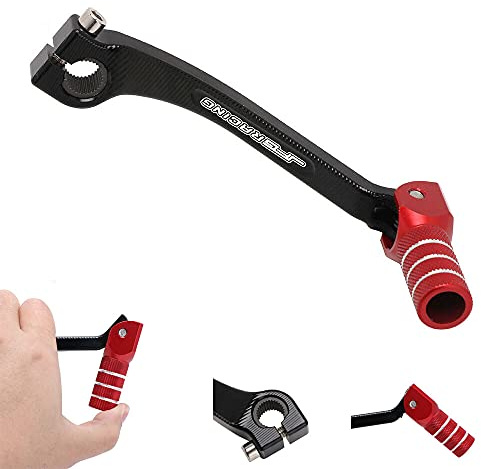 JFG RACING Schalthebel für Motorrad, klappbar, CNC-gefräst, für CRF450R CRF450RX 2017-2020 CRF250R 2018-2020 CRF250RX 2019-2020 CRF450RWE CRF450L CRF450X 2019