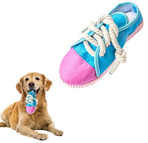 IFOYO Squeaky Chew Toy for Dogs - Mini Sneaker Puppy Toy with Safe and Durable Design, for Small/Medium Dogs & Cats