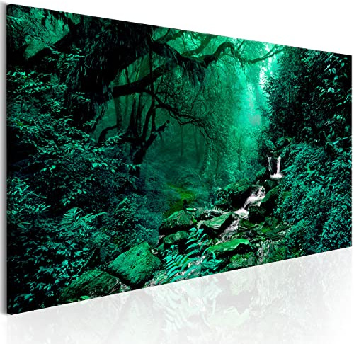 B&D XXL - Leinwandbild Landschaft Natur Panorama, 135x45 cm, 1-teilig | Hochwertige Leinwand, sofort aufhängbar, ideal fürs Wohn- oder Schlafzimmer, wasserfest und lichtecht, langlebig, stilvoll