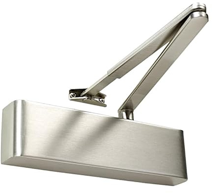 Rutland Fire Rated TS.9205 Door Closer Size EN 2-5 Easily Adjustable and Comes with Backcheck & Delayed Action & Nice Finish (Silver)