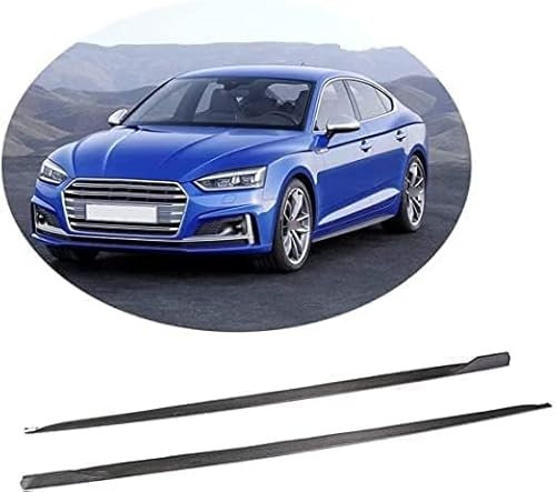 LiuROSE 2 stück Auto Trittbretter Seitenschweller für Audi A5 B9 Sline S5 Sportback 2017 2018 2019,Anticrash Flankenschutz Einstiegsleisten Seitenschweller Schutz