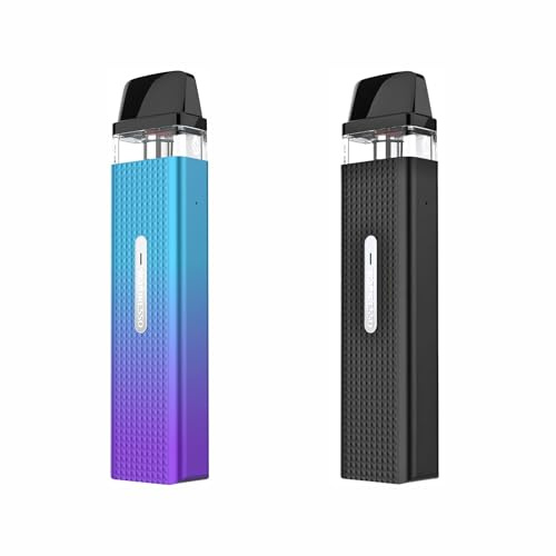 XROS Mini Pod Kit for Vaporesso | Pack of Two | 1000mAh Battery Lasting Up to 2 Days | Type-C USB Cable | MTL Vaping | Vaping Gifts | Grape Purple, l No Nicotine