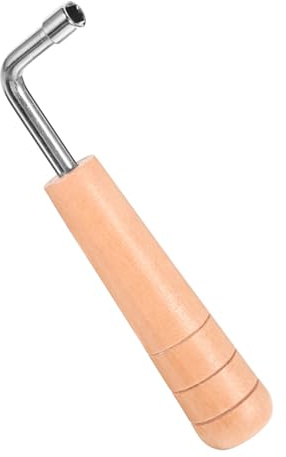 Toddmomy Stimmschlüssel für Leier Harfenstimmwerkzeug aus Holz Harfenstimmkurbel Harfenschlüssel für Kleine Saiteninstrumente Kompaktes Stimmenwerkzeug