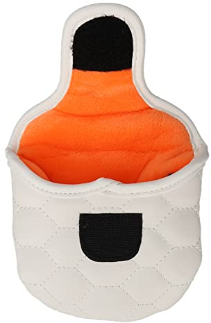Golf Putter Headcover - Soft PU Material, Strong Magic Tape Closure, Durable Protection, Fits Most Mallet Putters, Easy On Off, Ideal Golf Gift, Black (type 1)
