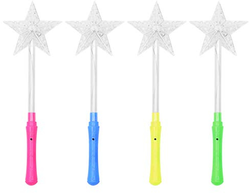 MHADBKH 14,6 x 4,1 cm Party-Lichtstab, leuchtender Zauberstab, Partyzubehör, helle Lichtstab-Lampe für Konzert, Weihnachtsdekoration, für Zuhause, Weihnachtsbeleuchtung, Maskerade, Kostüm, Cosplay