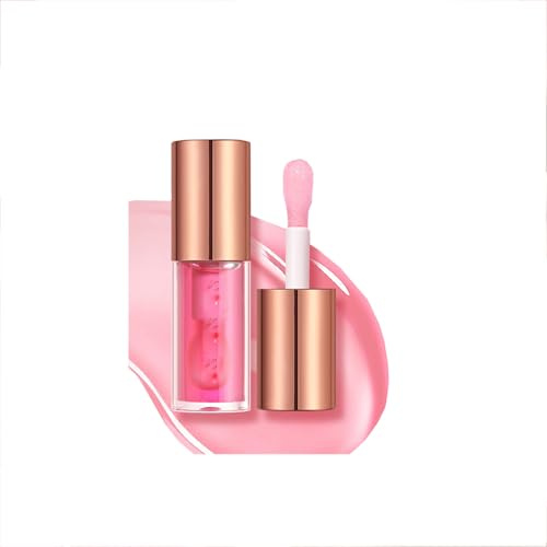 Lip Gloss, Moisturizing Lip Gloss, Lipstick, Opaque Tinted Lip Oil, Colored Lip Lacquer (03)