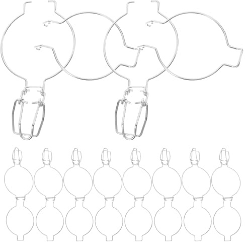 LOPUNER 10 Piezas Abrazaderas de Alambre de Acero Inoxidable para Sellar Frascos de Vidrio Cierre Hermético y Sencilla Clips Resistentes para Tapas de Botes