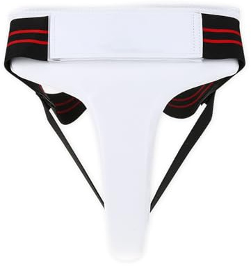DriKou Female Groin Protector,Women Taekwondo Crotch Protector for Thai Taekwondo Kickboxing Karate Arts Training Sparring (M)