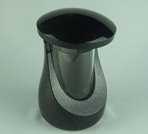 designgrab cerres Lampe Funéraire en Granit suédois Lampes Black SS1 Noir