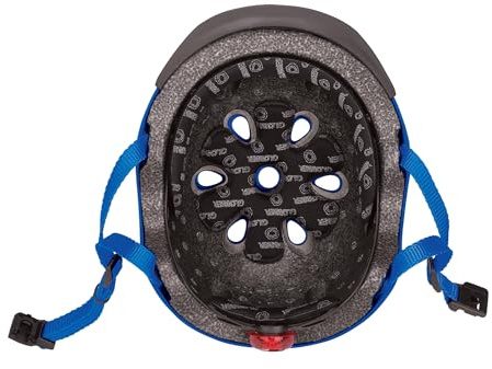 Globber - KIDS HELMET XS / S - Casco di sicurezza con stampa per bambini e ragazzi , Blu marino - Corsa