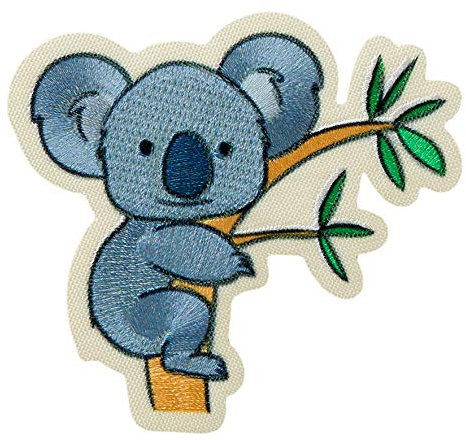 Mono Quick RECYCLPATCH Applikationen, Bügelbild, Iron on Patch, aus recycelten PET Flaschen - THINK GREEN (16005 - Koala)