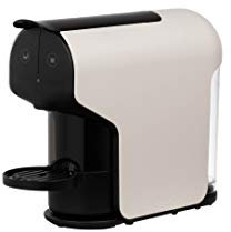 Delta Q - Cafetera para Cápsulas Delta Q Quick Blanca - Para Bebidas Calientes y Cafés - Sencilla y Práctica - Fácil de Usar - Potencia 1200 W - Dimensiones 116 x 257 x 350 mm