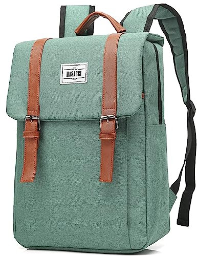 HASAGEI Mochila Mujer para 15.6 Portatil Mujer Mochilas Casual Vintage Mochilas para Portátiles y Netbooks Bolso Universidad Mochila Oxford de tres Capas con Cinturón