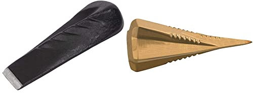 Roughneck ROU65510 Wood Twister Splitting Wedge 5lbs/2.3kg & ROU65504 Wood Grenade Splitting Wedge