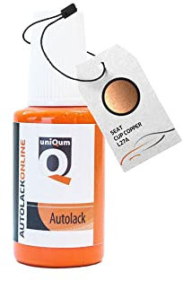 uniQum Autolack Lackstift fürs Auto für SEAT Cup Copper L27A Autolack Reparatur 30 ml