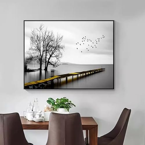 Electric Meter Box Decoration for Dining Room, Modern Flip Cover Distribution Box/ Electrical Panel Cover, Living Room Bedroom Hotel Hanging Pictures Decorative ( Color : Style4 , Size : 55x45cm/21.7x