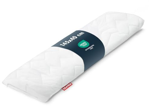 Blumtal Seitenschläferkissen 40 x 145 cm - Lagerungskissen Erwachsene Oeko-TEX Zertifiziert - Langes Kissen mit anpassbarer Füllung - Komfortkissen Kissen Seitenschläfer - Schlafkissen Seitenschläfer