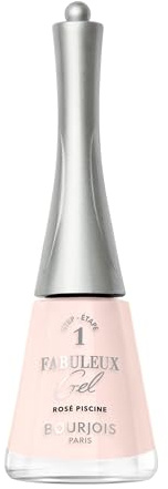 Bourjois Fabelhafter Gel-Nagellack, 115 Rosé Pool, Gel-Nagellack, vegane Formel, einfache Entfernung, professionelle Ergebnisse zu Hause, 9 ml