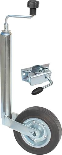 meinAnhängerersatzteil mAe 150kg / 90kg Anhängerstützrad Stützrad Bugrad für Pkw Anhänger + Halter