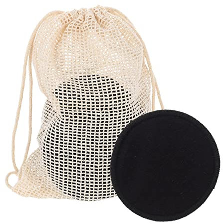 Ipetboom 16stücke Runde Gesichtsreinigungspads Aus Faser Wiederverwendbare Make-up-entferner-pads Für Damen Und Herren Kompakt Und Leicht Für Unterwegs