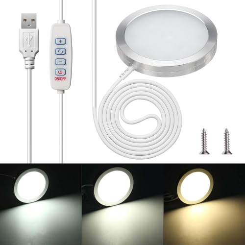 2 Stück 3D Drucker LED Lampen Kit, 3D Drucker Zubehör für Bambu lab A1/A1mini/P1S/P1P/X1C 3 Farbtemperatur Baoblaze LED-Kreativbeleuchtungs-Kits DIY LED-Lampe Kits