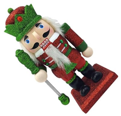 Cabilock Figura De Soldado Cascanueces De Madera Cascanueces Navideño para Decoración De Escritorio para Festivales