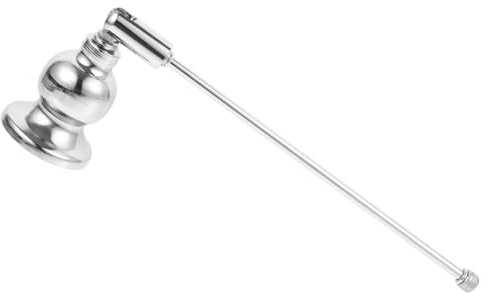 Gatuida Apagavelas con Mango Campana Extinguidores para Velas Aromáticas Té Tarro y Aromaterapia Práctico y Resistente para Dormitorio