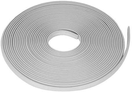 YCBTREE Caravan Awning Rail Protector, 10M Motorhome Rail Moulding Trim 12mm Wide PVC Weatherproof Flexible Channel Infill Strip Prevents Streaks for Motorhome RV Boat Camper Van (Grey)