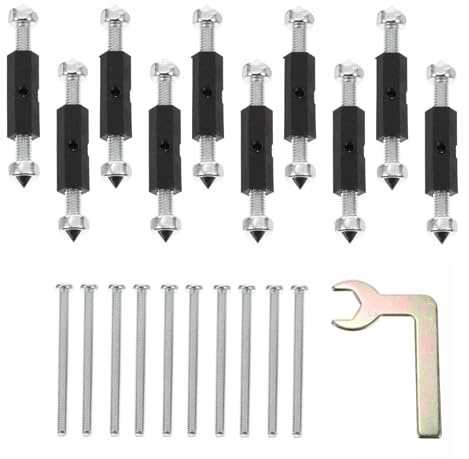 MAGICLULU 10 Stück Reparaturset Typ 86 Kassettenreparatur mit Korrosionsbeständigen Schrauben und Schraubenschlüssel für Unterputzdosen
