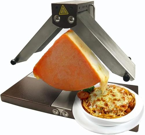 Eiwitany Máquina fundidora de Queso raclette, Calentador eléctrico de Queso de Calentamiento rápido para restaurantes, para fundir Queso raclette Tradicional.