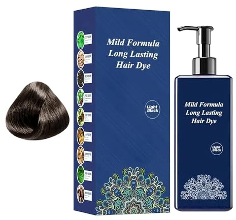 Teinture Capillaire Crème Couvrante pour Cheveux Gris