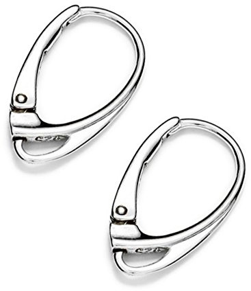 My-Bead 1 Paar Brisuren 925 Sterling Silber Klapp- Ohrringe 18mm nickelfrei in Juweliers- Qualität