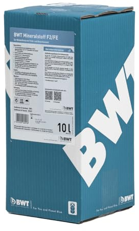 BWT Mineralstoff F2/FE 10l Dosiermittel für Wasserhärte 7–14 °dH | ideal bei mittlerem Wasser, Mineralstoffe für Trink- und Brauchwasser, zuverlässige Wasseraufbereitung