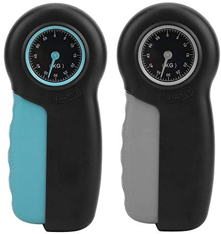VGEBY Tragbares Handgriff Trainer, Handdynamometer Digitales Handgriff Kraftmessgerät Handtrainer Fingertrainer Handgelenkstärkungsmittel Heimübung(Blau)