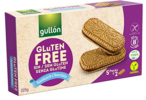 Sándwich de chocolate Gullón Sin Gluten 225g
