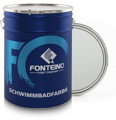 Peinture piscine-bassin béton ciment mosaïque - Gris clair RAL7035 - 2,5L