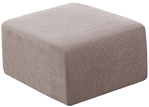 Hockerbezug Quadratisch/Rechteckig 40x40/60x60 Ottoman Cover Ottomane Schonbezug Hocker Hussen für Fußhocker Stretch Ottomane Abdeckung für Hocker Protector Hockerabdeckung ( Color : #11 , Size : M )