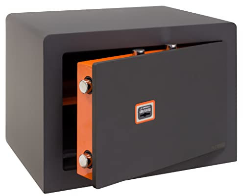 ARREGUI Plus C 180340 Tresor Sicherheitsstufe S2 | Möbeltresor aus Stahl mit Klasse A Zertifiziertem Hochsicherheitsschloss | Safe für Zuhause oder Gewerbe | Tresor mit Schlüssel |27 x 38,5 x 30cm|23L